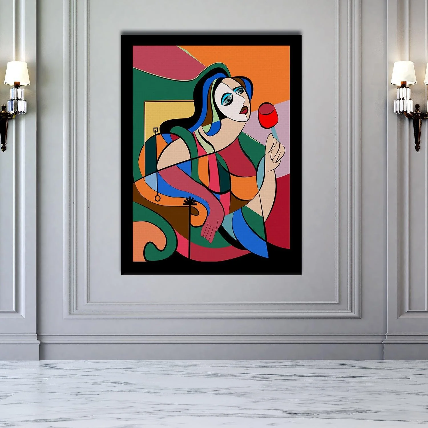 Abstract Canvas Art Print